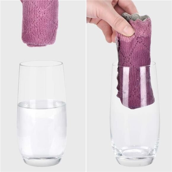 12PCS Kitchen Towels Dish Cleaning Rags Multipurpose Reusable Dish Cloths - Picture 7 of 7